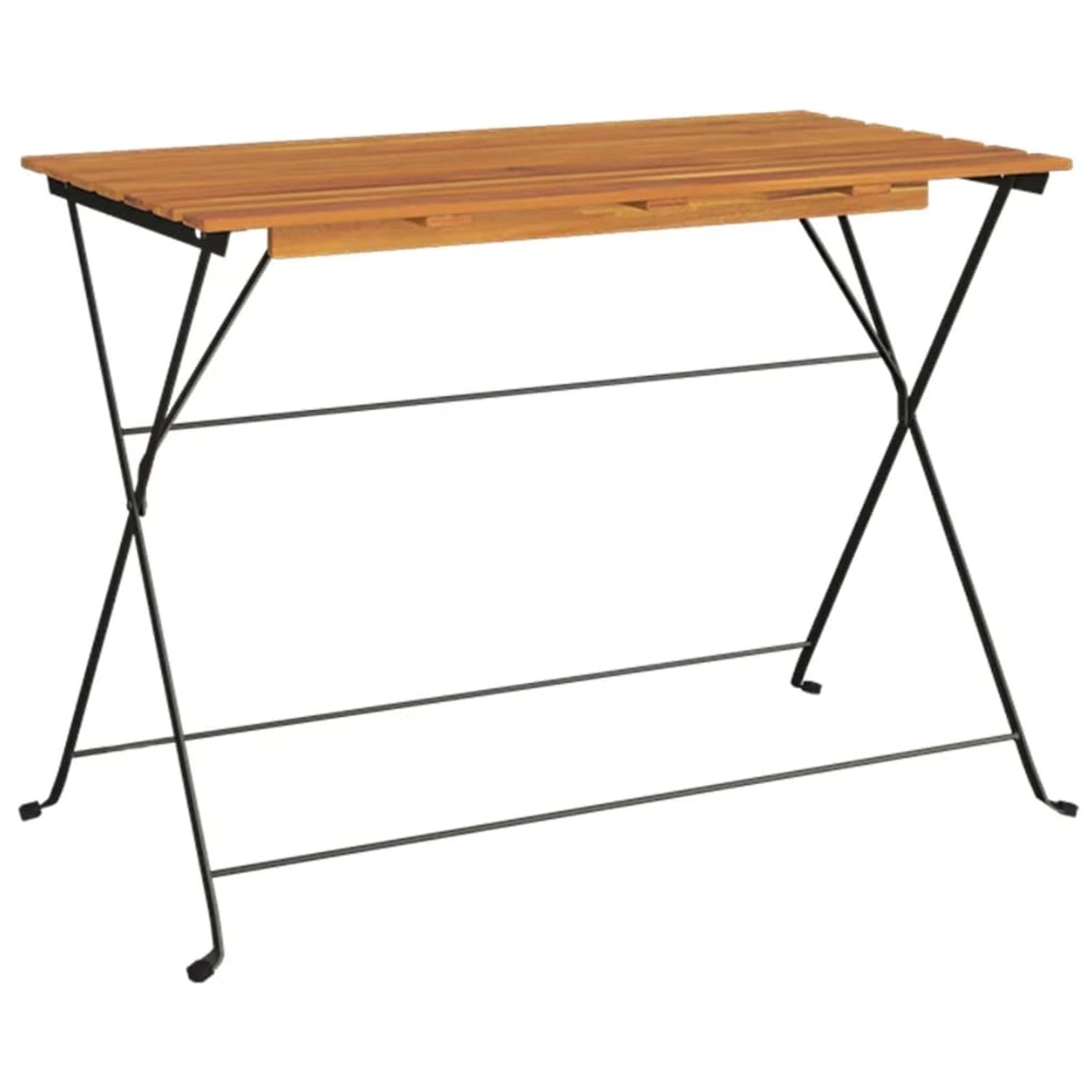 vidaXL Bistrotisch Klappbar 100x54x71 cm Massivholz Akazie und Stahl 319971 günstig online kaufen