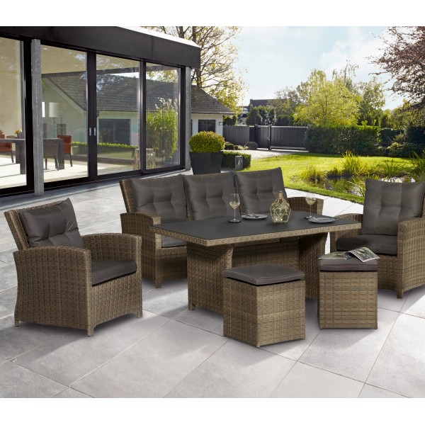 Gartenlounge mit Esstisch kaufen bei OBI