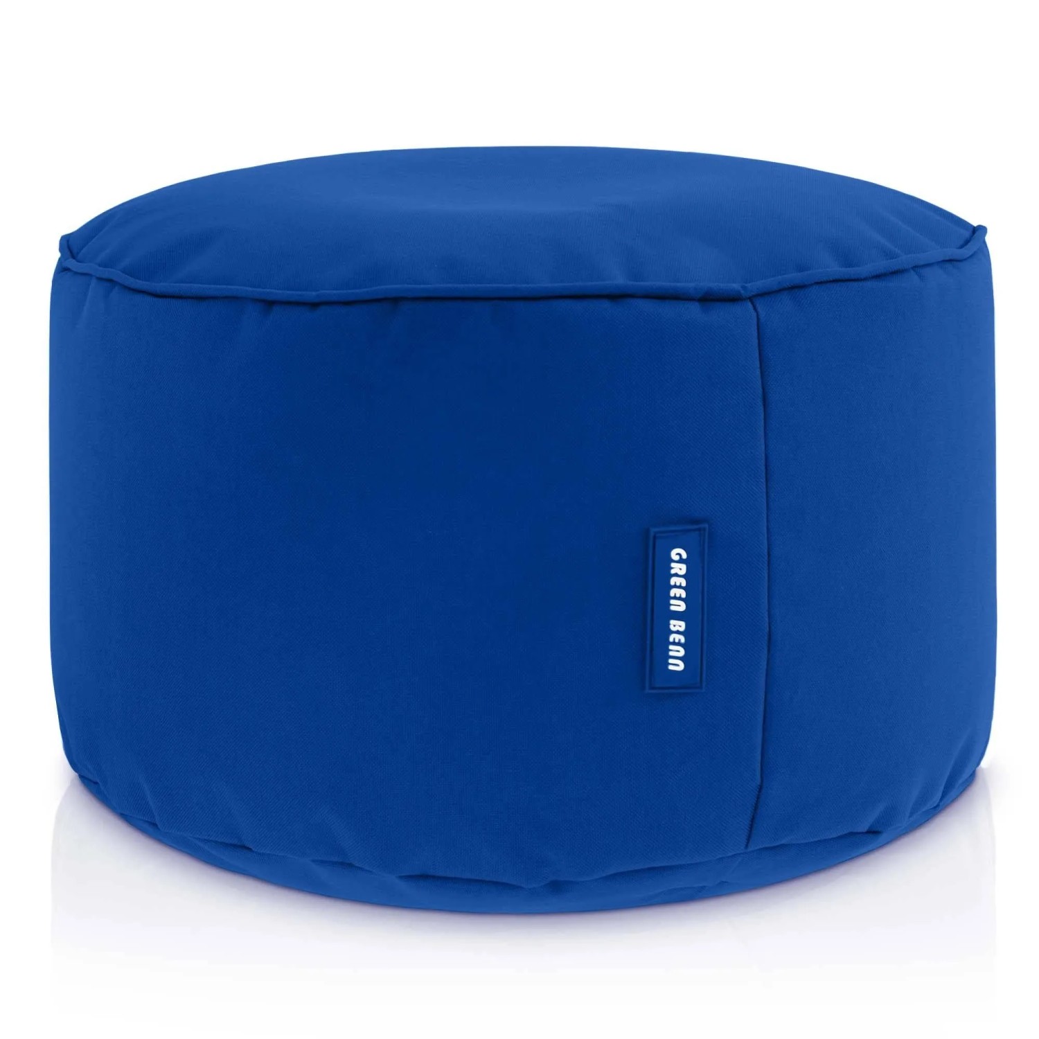 Green Bean Sitzpouf Stay 45 x 25 cm PVC Wetterfest Waschbarer Bezug mit EPS-Perlen-Füllung Blau