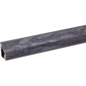 Kaindl Wandanschlussprofil Black Sky Dark, 300 cm lang, für Arbeitsplatten.