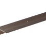 Treppenkantenprofil aus Aluminium, 5x23x2000 mm, in Bronze. L-Form für sicheren Treppenabschluss.