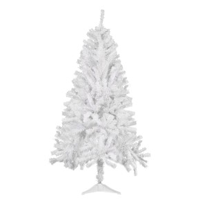CCLIFE Künstlicher Weihnachtsbaum Nordmanntanne 180cm 600Astspitzen Tannenbaum Klein Spritzguss Weiß