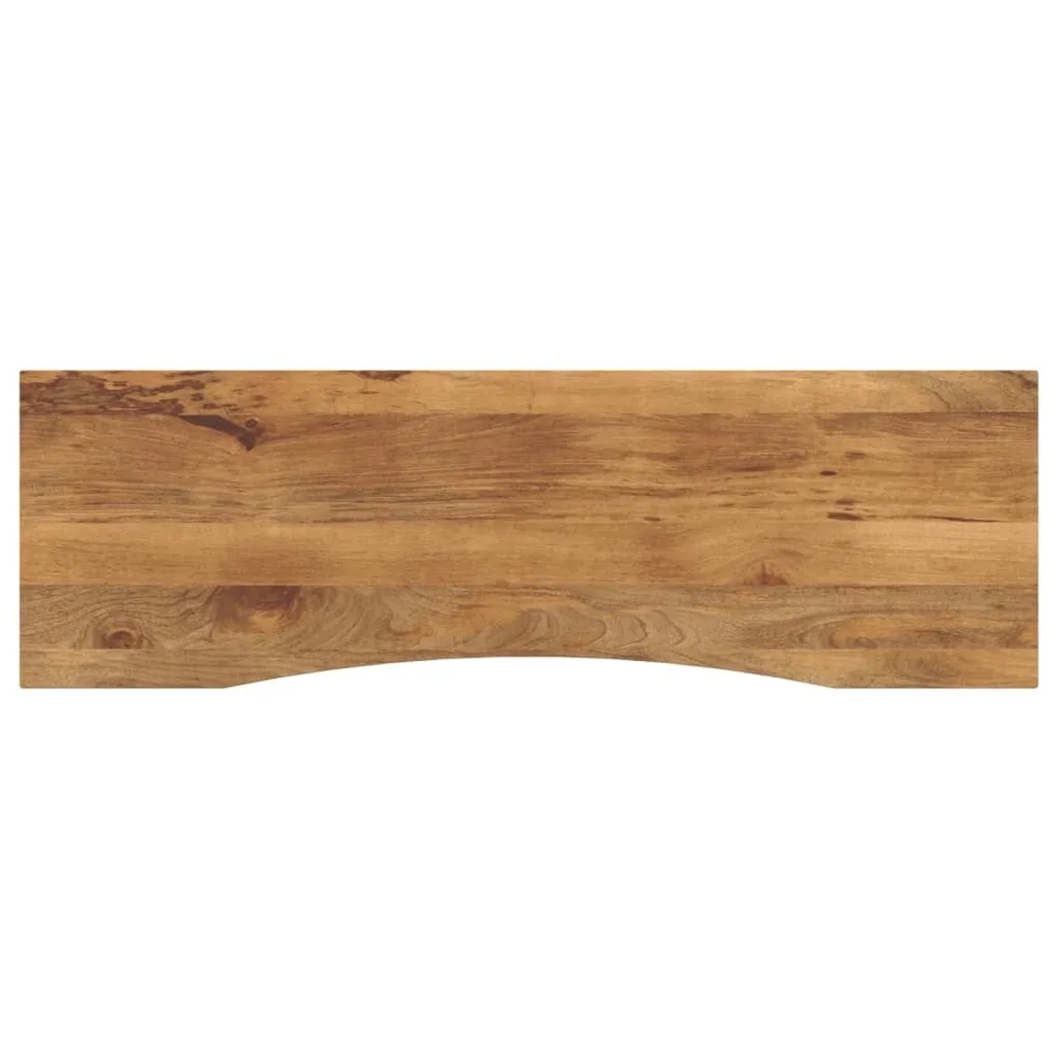 vidaXL Schreibtischplatte mit Aussparung 160x50x2,5cm Massivholz Mango 370213
