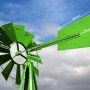 Wiltec Windrad Mit 245Cm Höhe Windmühle In Grün Windspiel Gartendeko Rankhilfe_6
