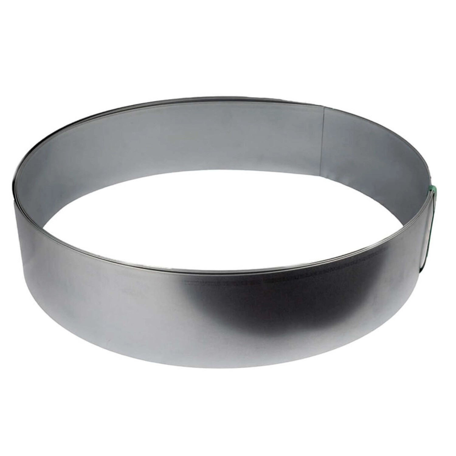 Jardinion Rasenkante 8m x 15cm Stahl Verzinkt Silber Pflanzenring