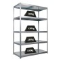PROREGAL Schwerlastregal Steel Eagle HxBxT 180x120x60cm Fachlast 130kg Verzinkt