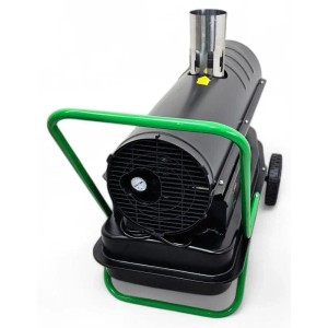 ViMa24 DT-20Di Indirekte Heizkanone Ölheizgebläse 20 kW Inkl. 10 m Lufttransportschlauch