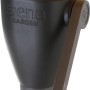Detailaufnahme: Grauer Siena Garden Marktschirm mit Kurbelmechanismus.