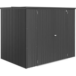 Biohort Geräteschrank Large, dunkelgrau-metallic, ideal zur Gartenaufbewahrung.