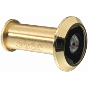 Abus Türspion 2200 G SB, goldfarbener Weitwinkel-Türspion für Türstärken von 35-53mm.