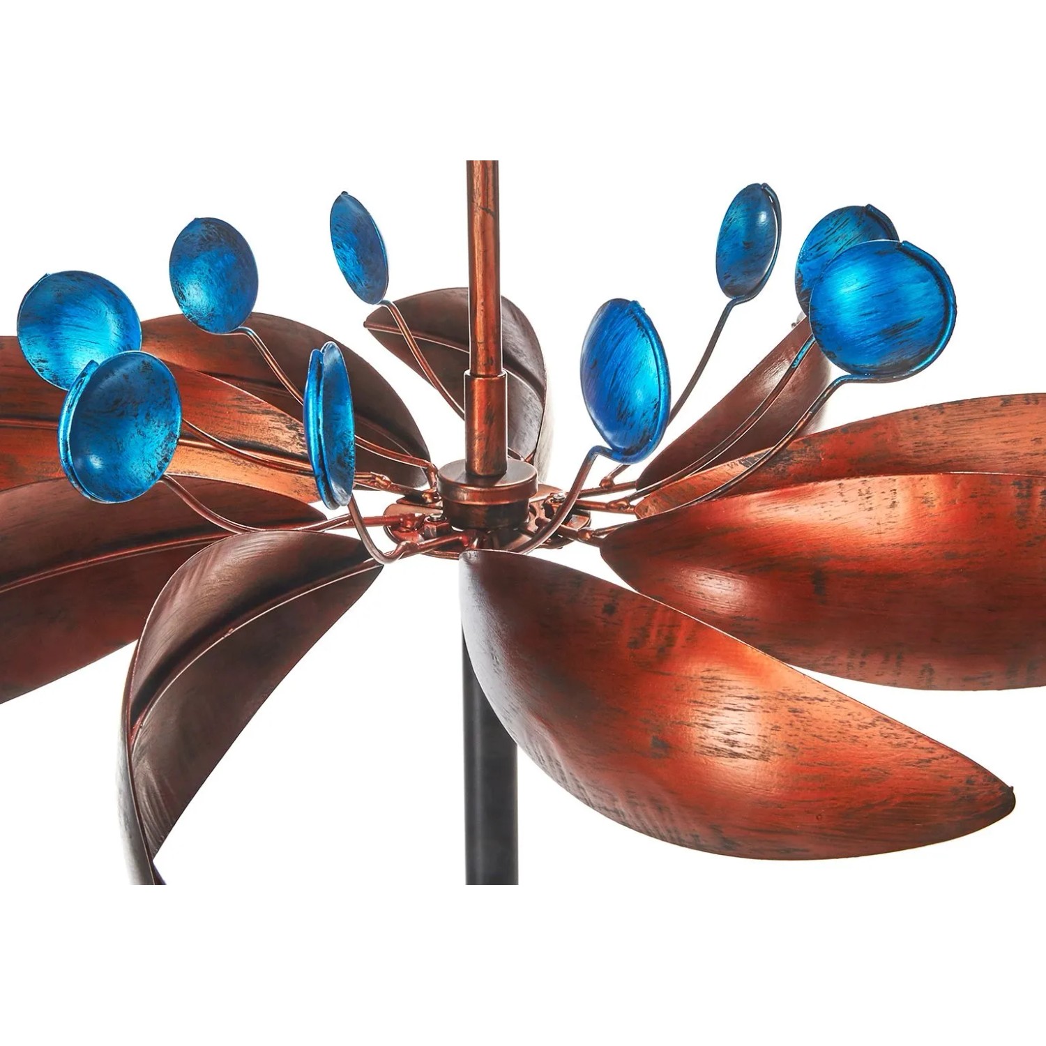 Kobolo Windrad Gartenstecker Dekostecker Windspiel XXL TWIRL_6