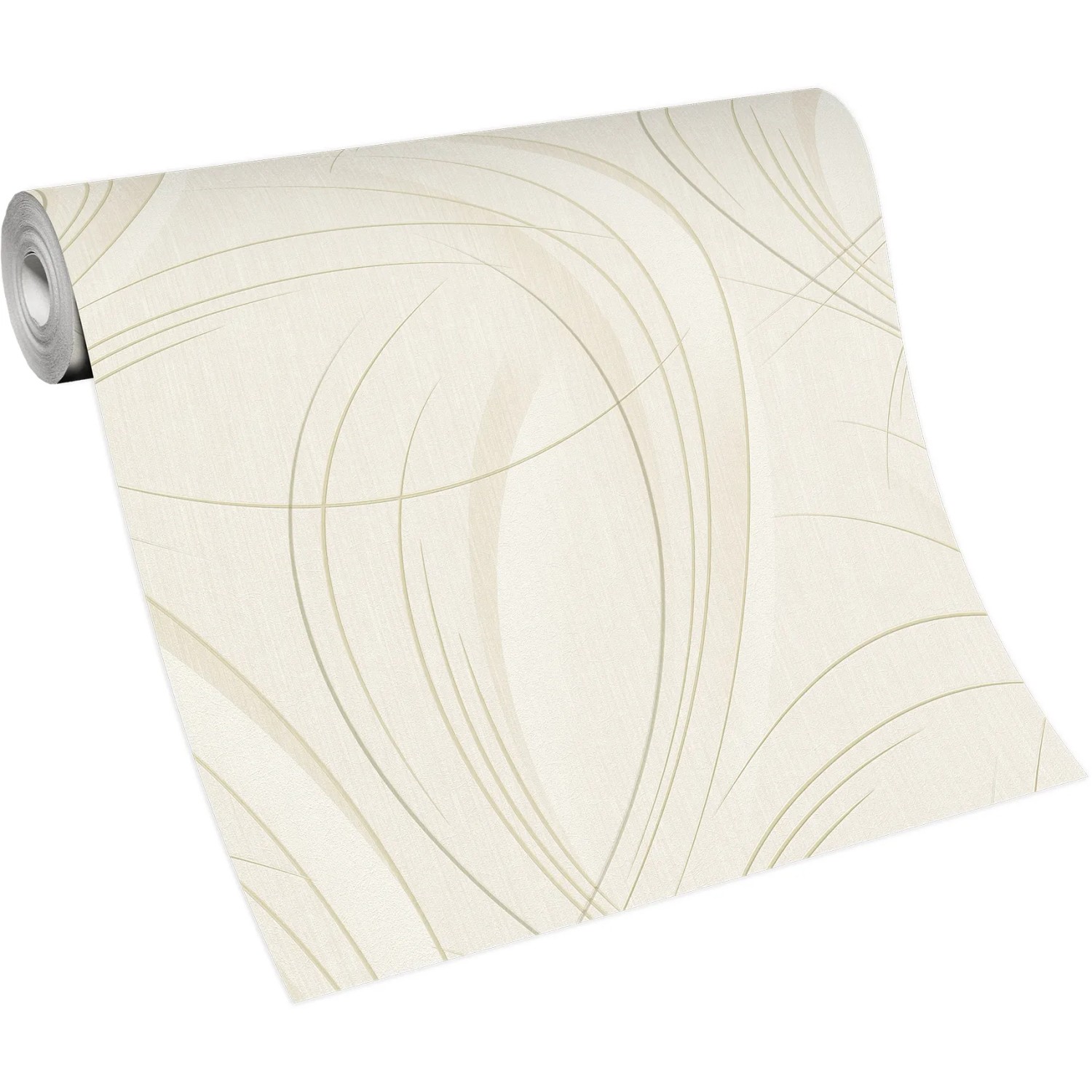 Rolle Erismann Vliestapete Guido Maria Kretschmer Millenium Taupe mit Linienmuster.