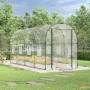 vidaXL Gewächshaus Transparent 160x400x190 cm PVC & Stahl 317247_2