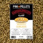 PINI Erlenholz Hartholzpellets 1,5 kg, 6mm, für BBQ, Grillen, Räuchern & Smoken. Heller Beutel mit Pellets.