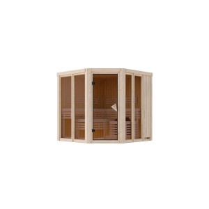 Chillroi Sauna Hanen Inklusive Saunaofen 9kW Integriert Steuerung