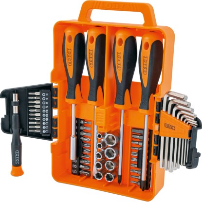 OBI Basic Schraubendreher- und Bits-Set 52-teilig