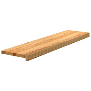 vidaXL Treppenstufen 16 Stk Hellbraun 100x25x2 cm Massivholz Eiche 3282992