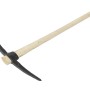 LUX Kreuzhacke Classic mit Stiel, Gartenhandgerät zum Lösen von hartem Erdreich.