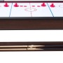 Reverso Spieltisch: Airhockey-Tisch mit Zubehör, braunes Holzgestell. Ideal für Spiel & Spaß.