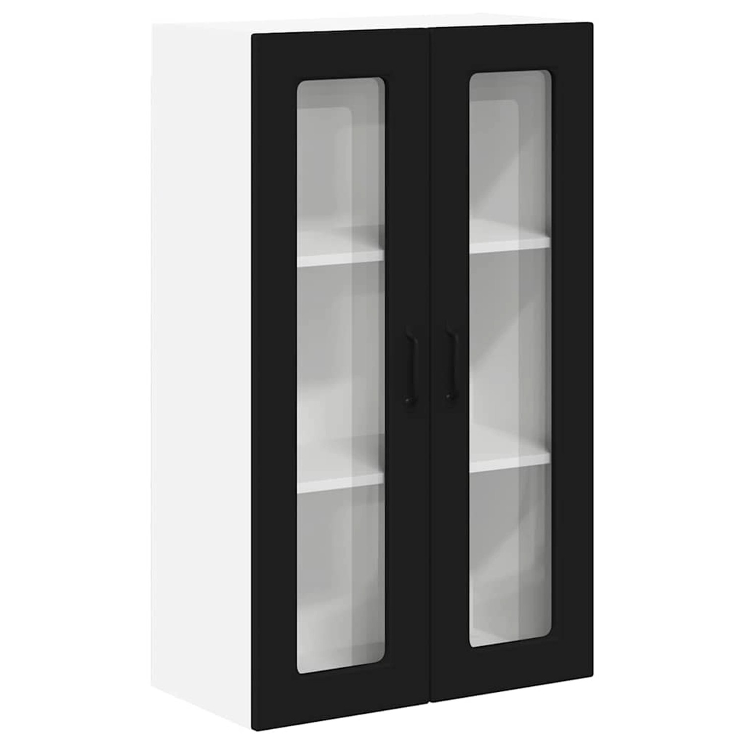 vidaXL Küchenwandschrank Schwarz 60 x 31 x 100 cm Holzwerkstoff 885526 günstig online kaufen