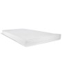 Matratze für Homestyle4u Polsterbett 90x200, Komfortschaum, weißer Bezug.