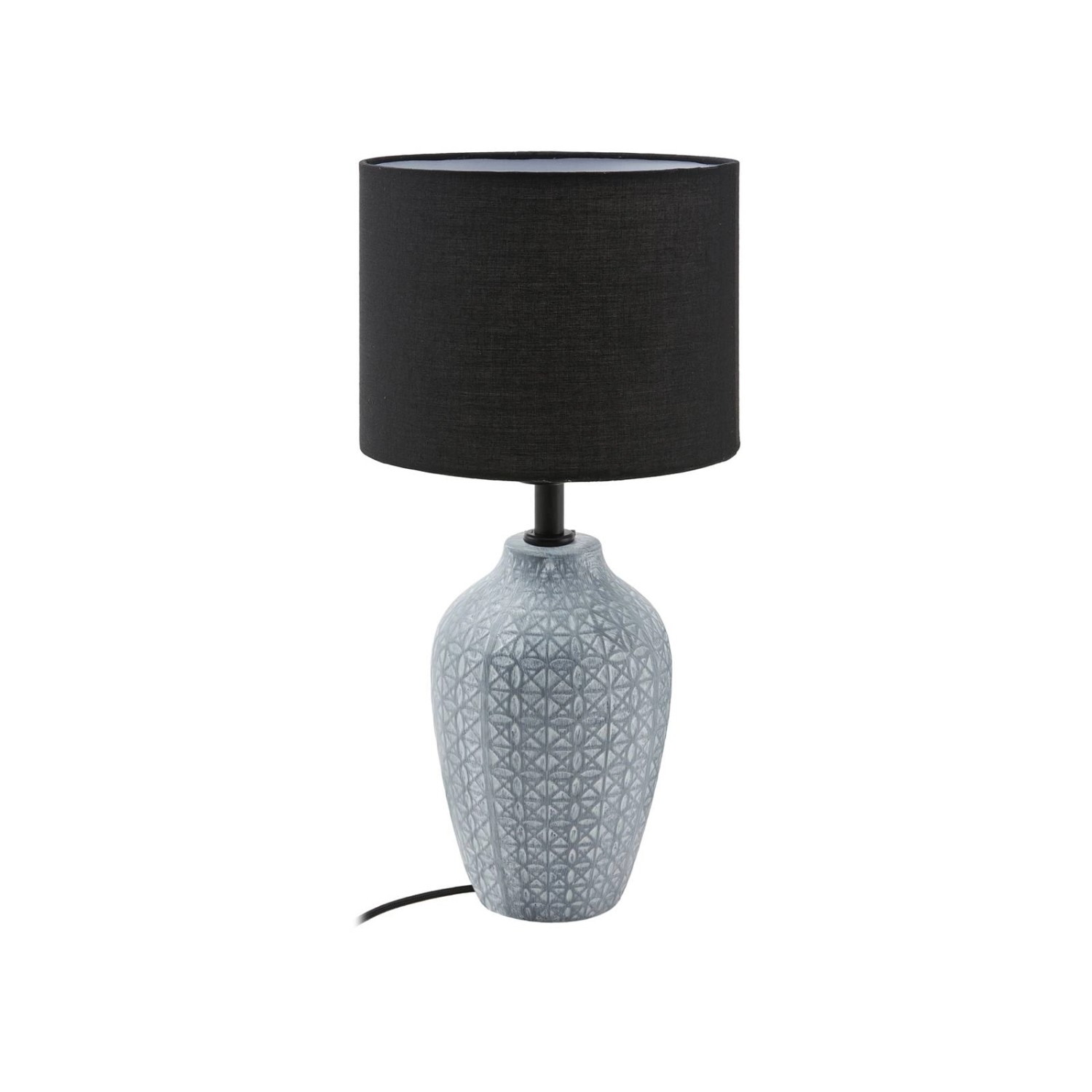 Lindby Tischlampe Thalassia 10019832 in Alu aus Keramik 1-flammig E27 Flurleuchte