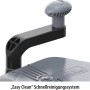 Detailaufnahme des Heissner Druckfilter-Sets HLF 4000 mit Easy Clean Schnellreinigungssystem.