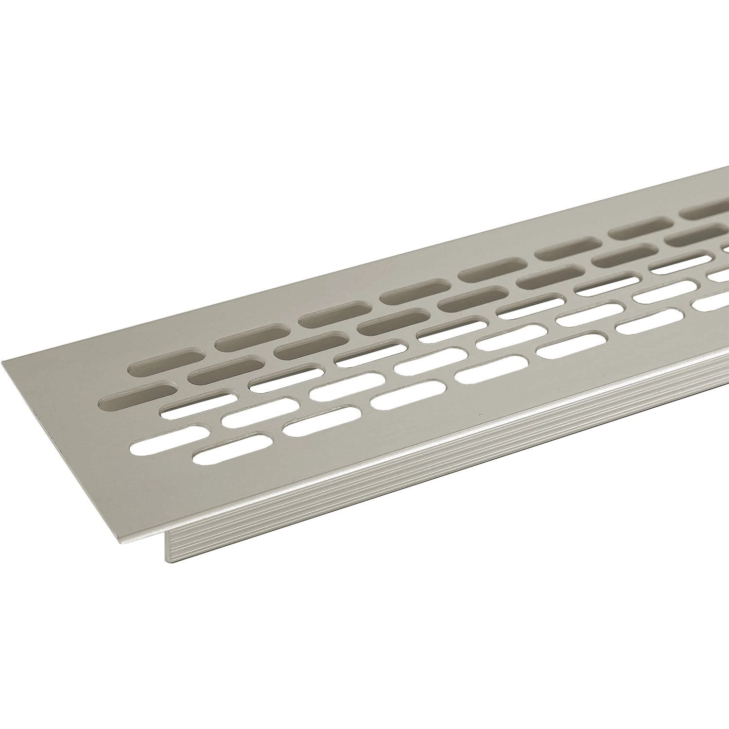 SOTECH Lüftungsgitter Lochblech 484 x 60 mm Edelstahloptik günstig online kaufen