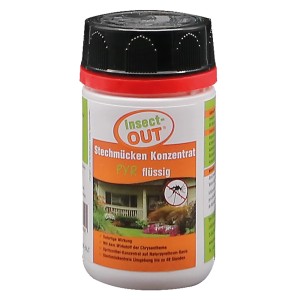 Insect-Out Stechmücken Konzentrat, 100ml Flasche. Schutz vor Mücken im Garten und auf der Terrasse.