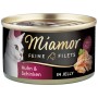Miamor Katzen-Nassfutter: Huhn und Schinken Filets in Jelly, 100g Dose.