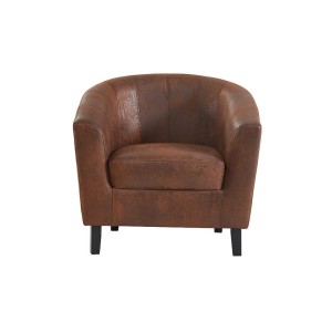 Vente-unique Sessel Mit Gerader Rückenlehne Cristobal Braun 78 cm