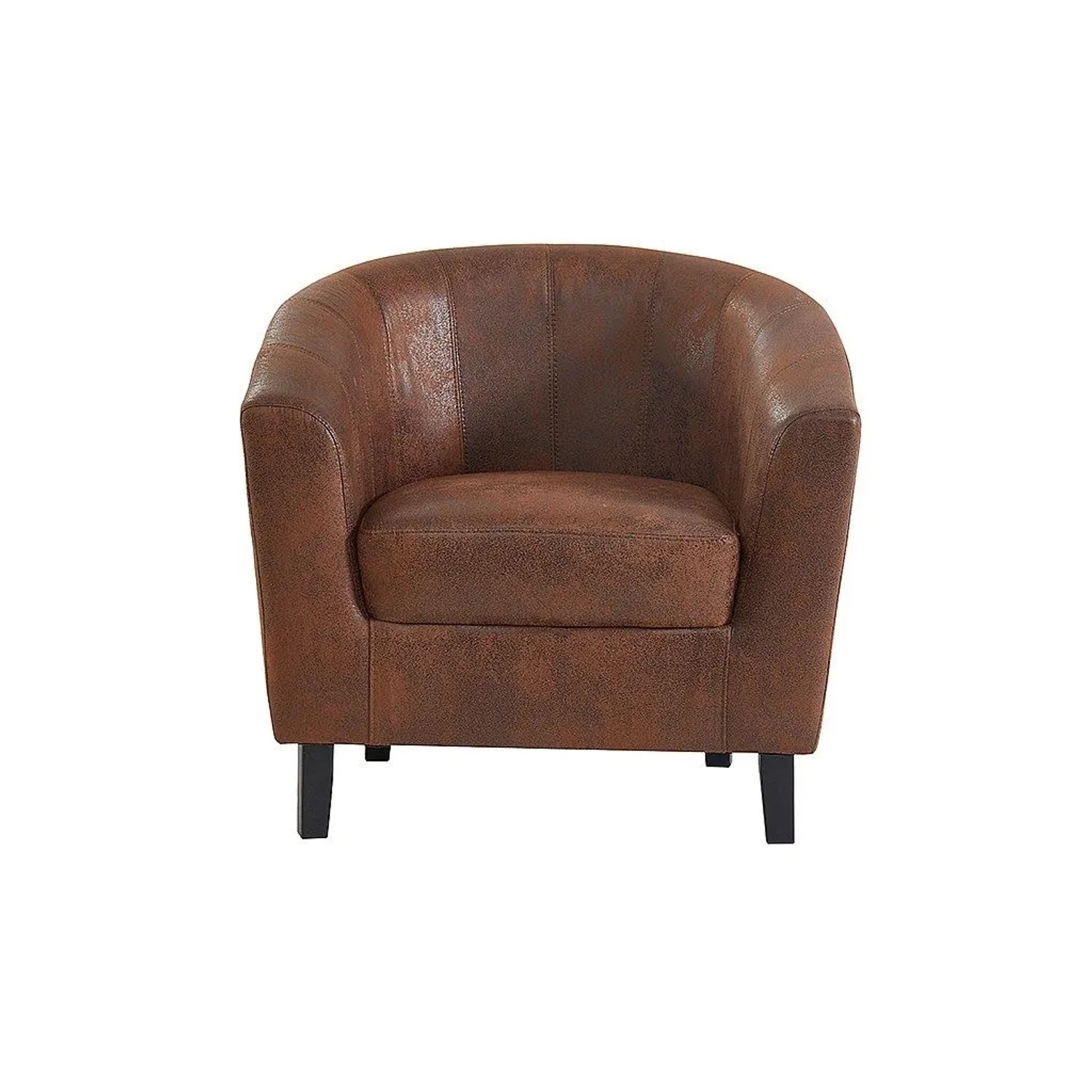 Vente-unique Sessel Mit Gerader Rückenlehne Cristobal Braun 78 cm