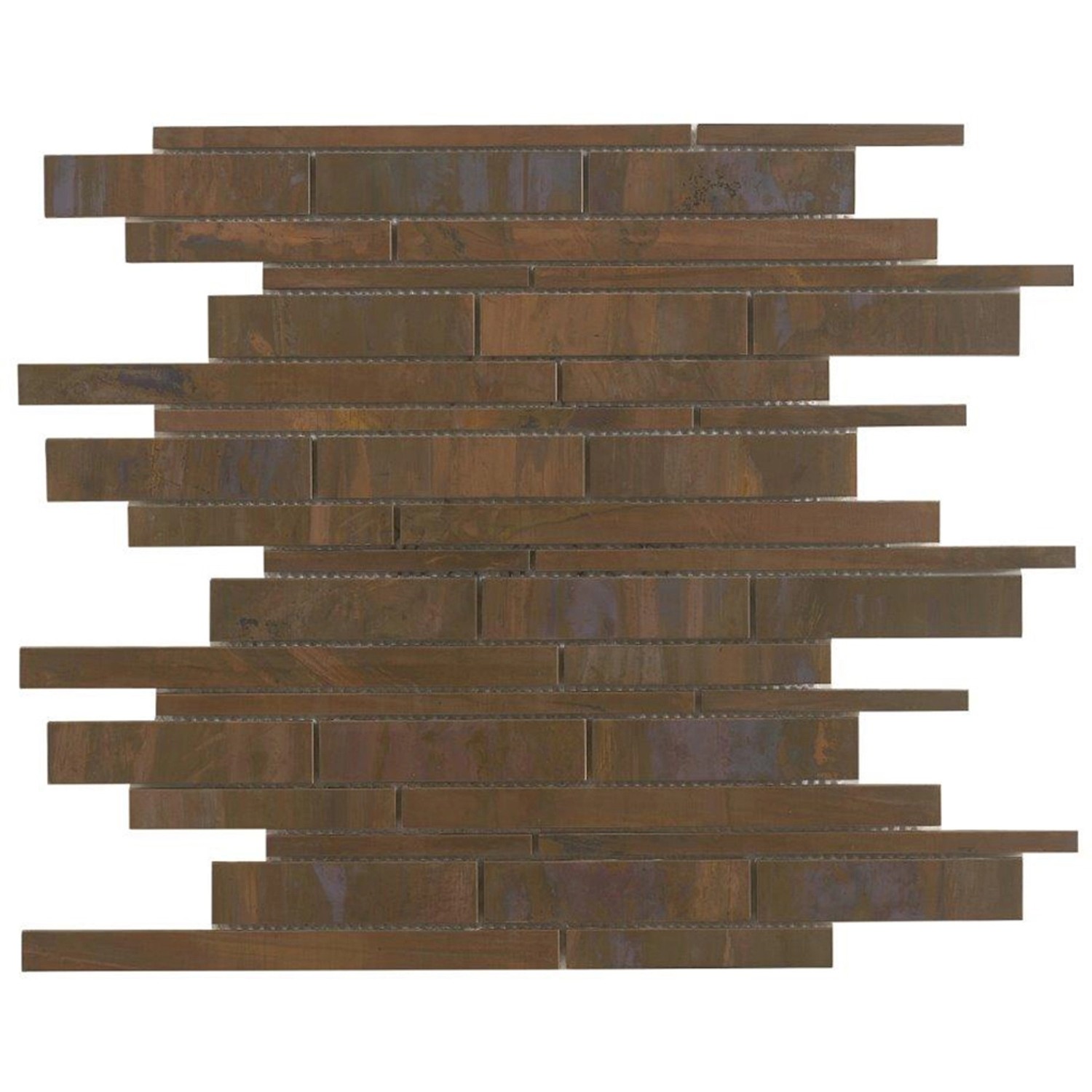 Mosaikmatte Slim Metall Kupfer 30,5 cm x 30 cm günstig online kaufen