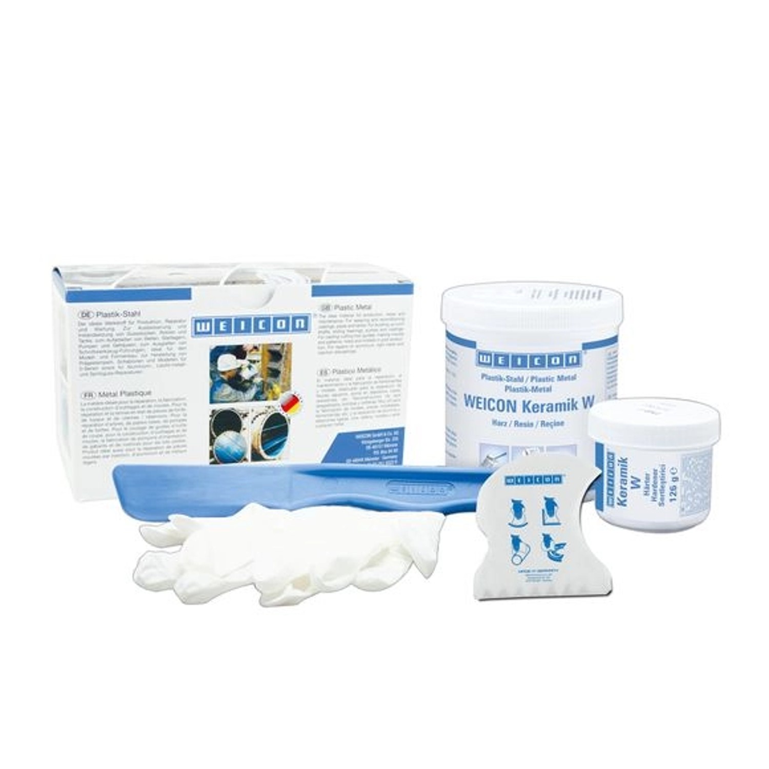 Thumbnail - WEICON Plastik-Stahl    0,5 kg Keramik W