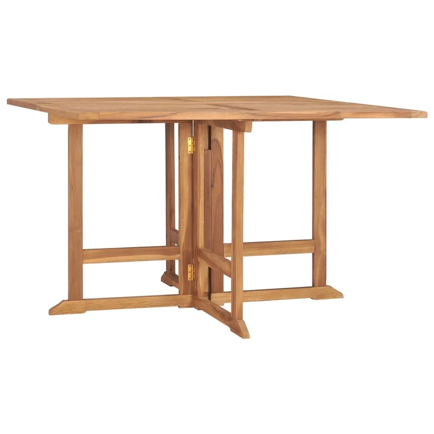 vidaXL Garten-Esstisch Klappbar 110x110x75 cm Massivholz Teak 318481