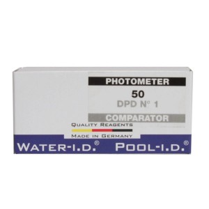 WATER-I.D. PoolLab Testtabletten DPD1, 50 Stück für die Wasseranalyse.