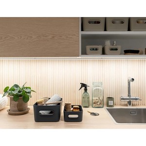 SmartStore Aufbewahrungskörbe Comfort S in Dunkelblau, 1,5 l, zur Aufbewahrung im Haushalt.