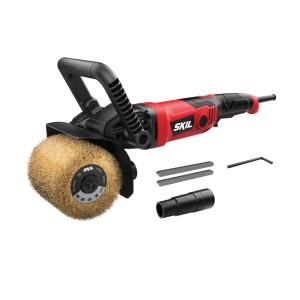 Skil Renovator Schleifer 7800AA (1.300 W) mit Drahtbürste und Zubehör.