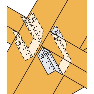 Anwendungsbeispiel: Simpson Balkenschuh BSS 100x190 mm Holzverbinder für stabile Holzkonstruktionen.