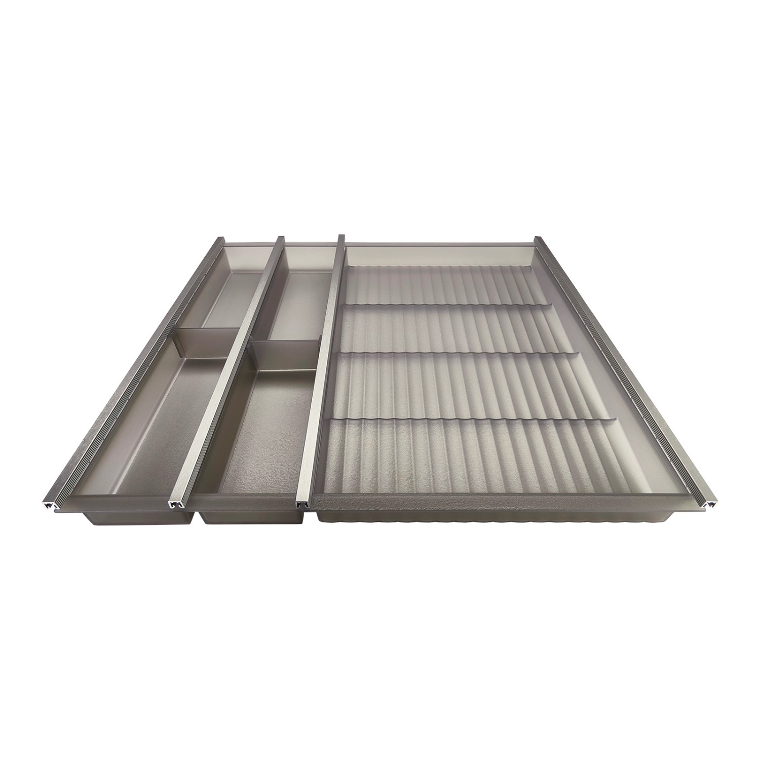 SOTECH Cuisio Gewürzeinsatz 600 mm Höhe 55 mm Transluzent Graphitgrau