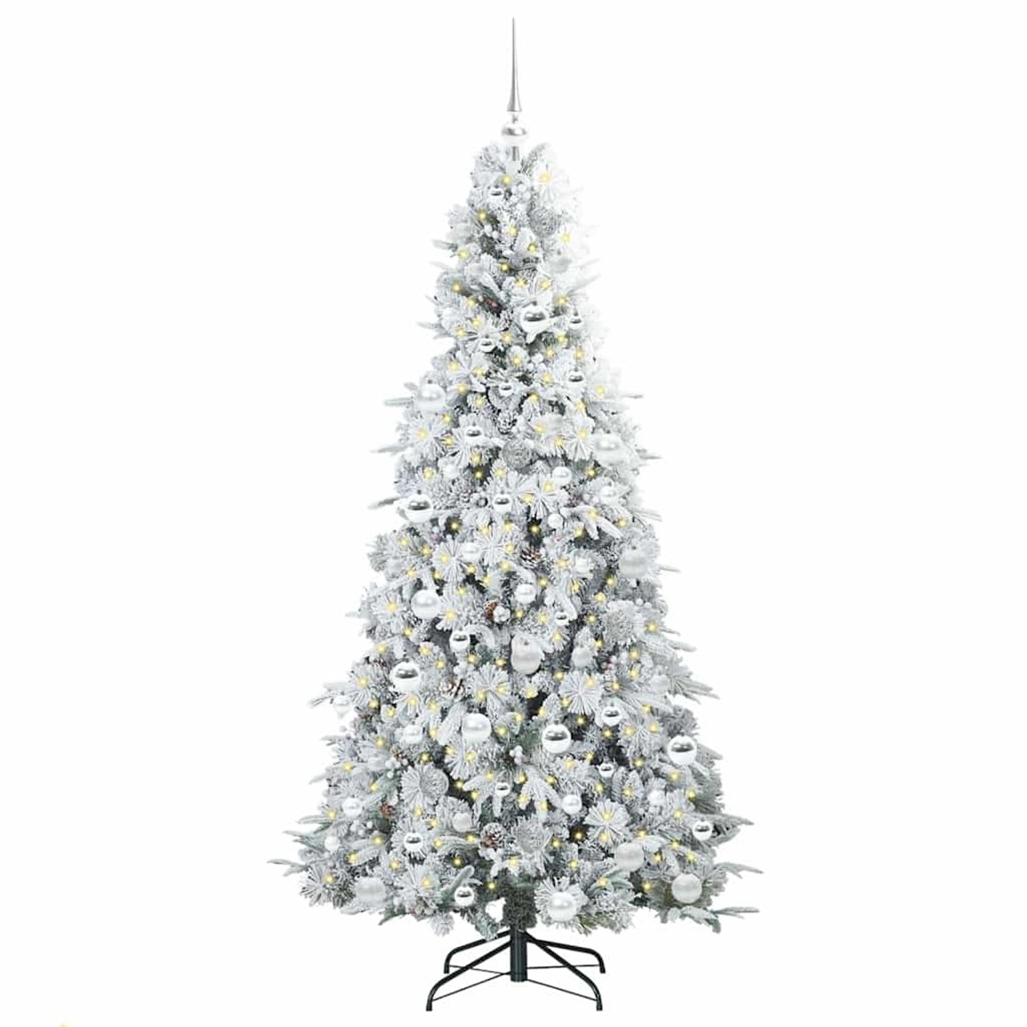 vidaXL Künstlicher Klappbarer Weihnachtsbaum Grün 180 cm PE und PVC 3397489