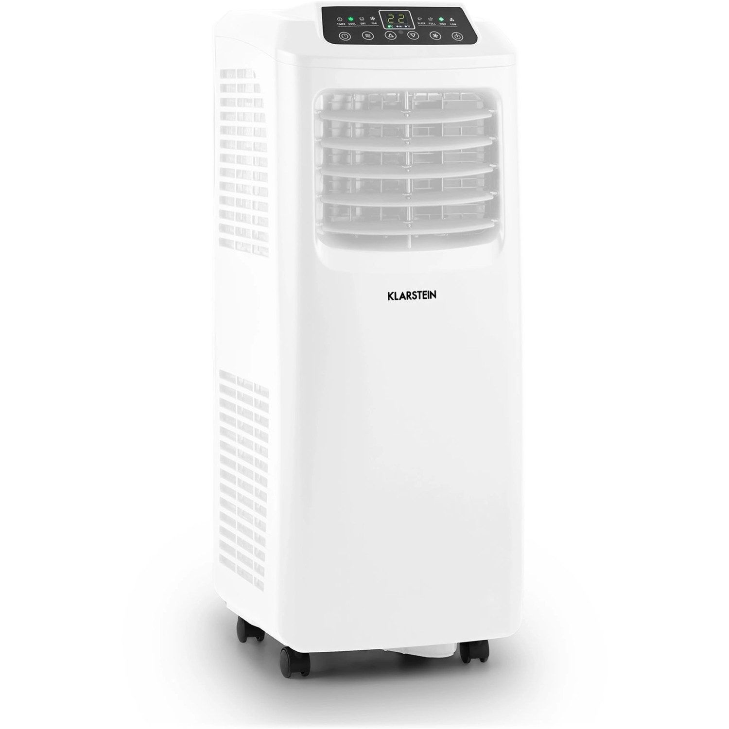 Klarstein Pure Blizzard Mobile Klimaanlage 3-in-1 Ventilator 7000 BTU Klimagerät Weiß