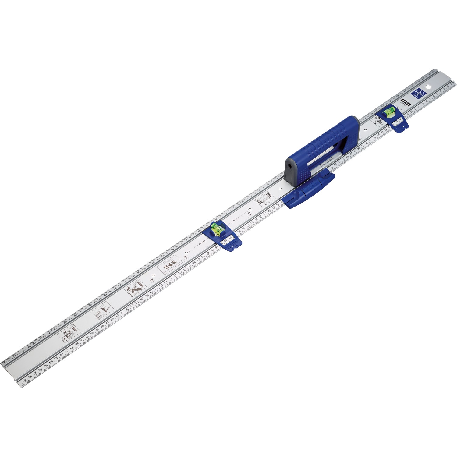 LUX-TOOLS Schneid- und Markierlineal 100 cm Comfort