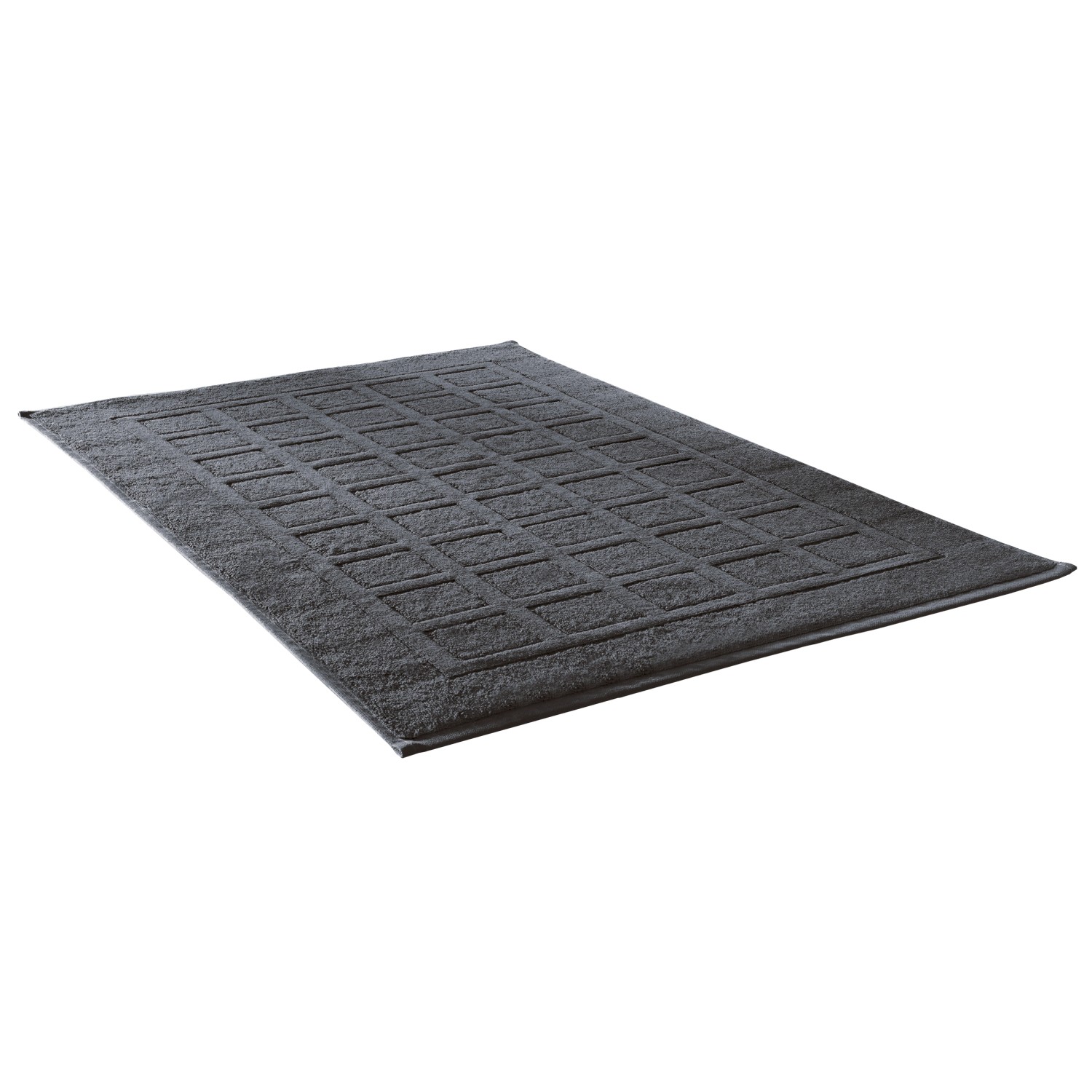Dyckhoff Badvorlegerset Planet Anthrazit 50 x 80 cm 3-tlg. günstig online kaufen