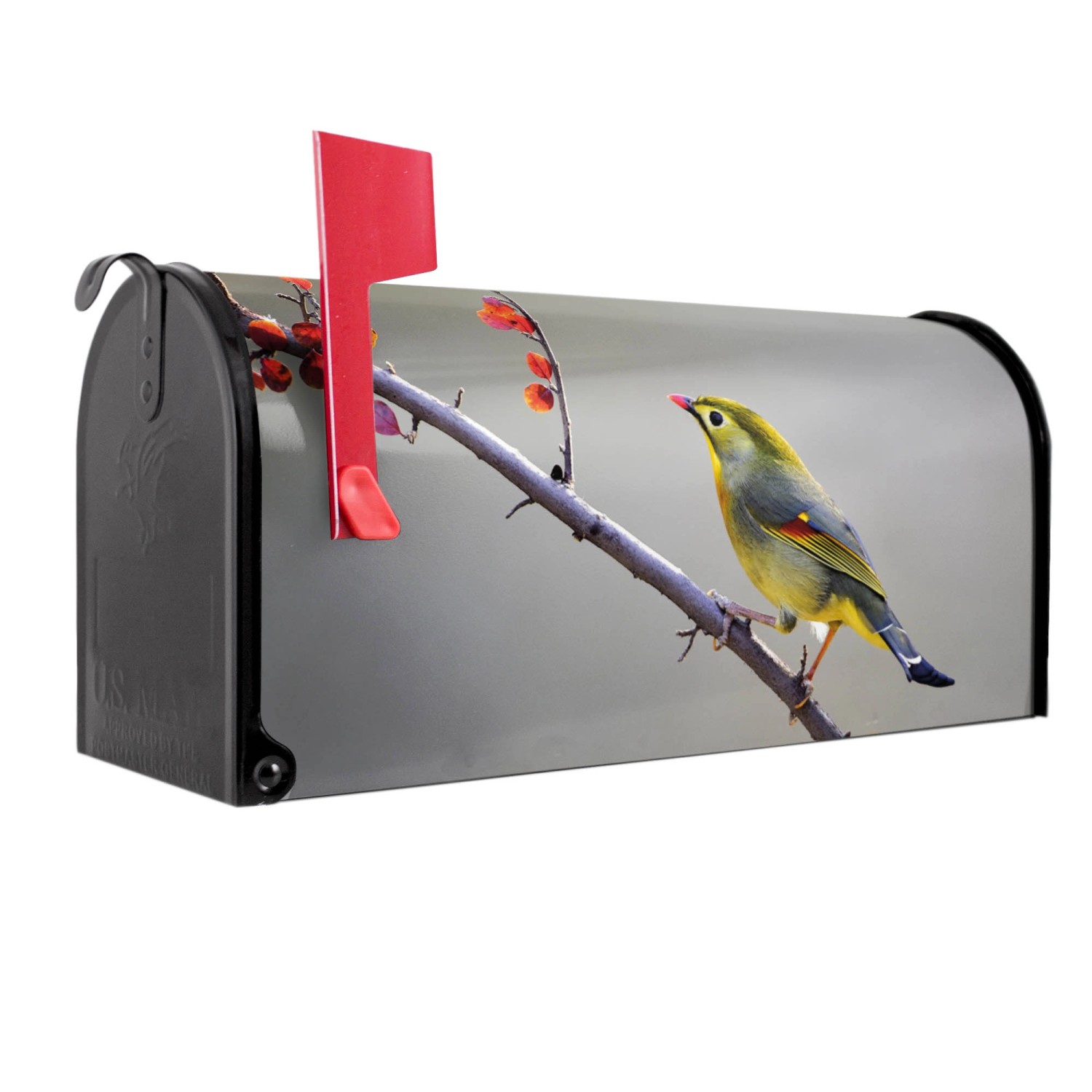 Banjado Amerikanischer Briefkasten Schwarz 48x22x16cm US Mailbox Letterbox günstig online kaufen