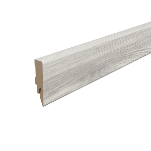 Egger Sockelleiste L583 Kubisch, Dekor Eiche Hellgrau, für Laminat- und Hybridböden.