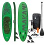 Grünes ECD Germany Stand Up Paddle Board Makani 320 mit Zubehör Set.