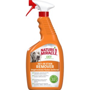 Nature's Miracle Oxy Fleckenentferner für Hunde, 709ml Flasche.