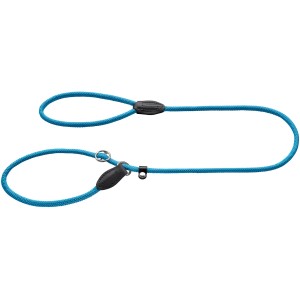 Petrolfarbene Hunter Retriever-Leine Freestyle, Ø 8 mm x 1,2 m, Hundeleine mit integrierter Halsung.