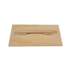 Rechteckiges Stubai Schleifbrett aus Holz für Styropor/Ytong, 500x240 mm, Korn 16.